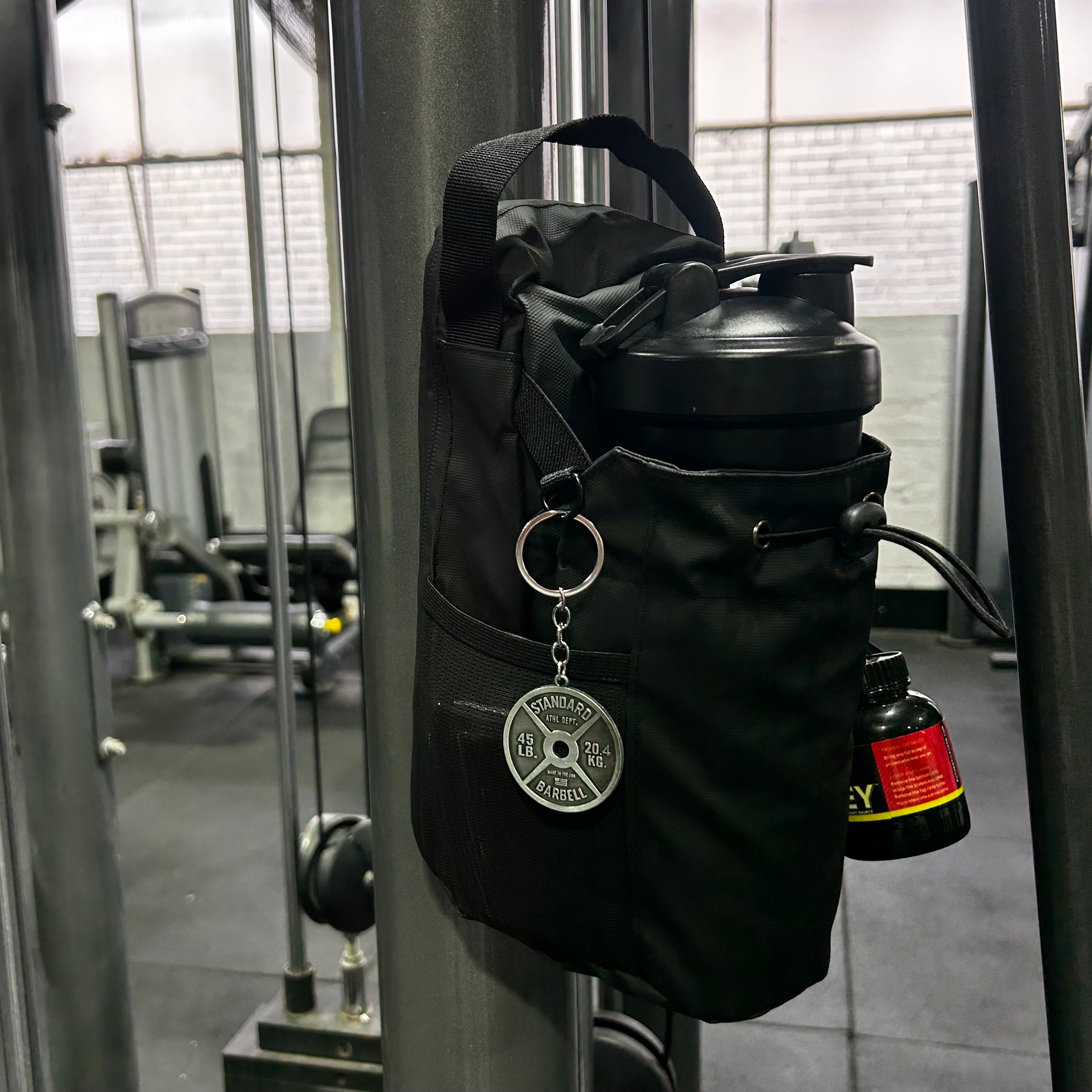 Weightlifting Plates Pendant Keychain