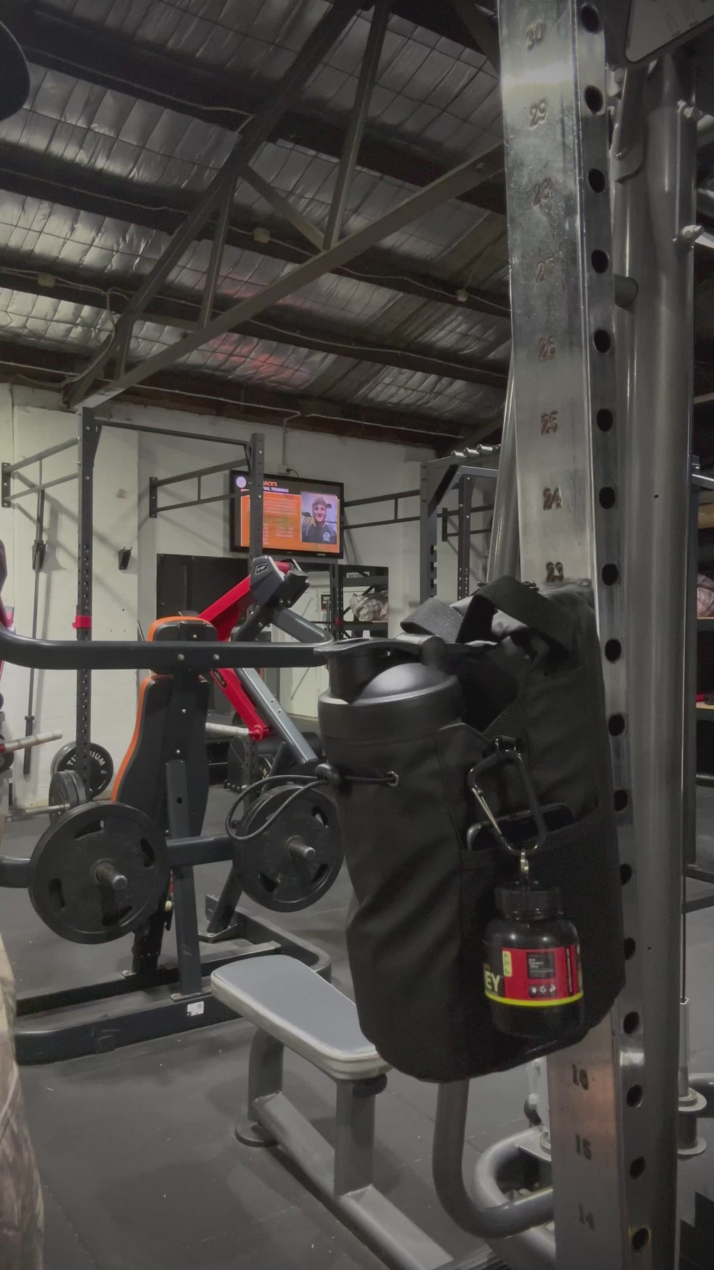 Whey Protein Keychain Container